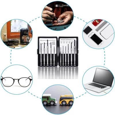 Itopfox 11PCS Mini Precision Screwdriver Set, Small Tools With Flathead And Phillips Kit, Magnetic Repair Tool For Jewelry, Watch, IPhone, Toys 1 Itopfox 11PCS Mini Precision Screwdriver Set, Small Tools With Flathead And Phillips Kit, Magnetic Repair Tool For Jewelry, Watch, IPhone, Toys