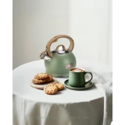 Itopfox Stovetop Whistling Tea Kettle, 2.1 Quart Stainless Steel Teapot With Heat-Resistant Handle, Compatible With All Stoves -Kid's Home GUEST 5cab1dfe d5e1 4098 ab8b 340fe60e4259