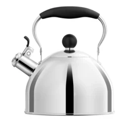 Itopfox 2 Quart Stainless Steel Whistling Tea Kettle, Stovetop Teakettle With Ergonomic Folding Handle, Small Teapot For Tea, Coffee, Silver -Kid's Home GUEST 5d223f69 89db 435d acff a916dc42ab35