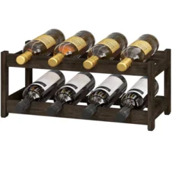 Itopfox Freestanding 2-Tier Bamboo Wine Rack For 8 Bottles, Countertop Cabinet Holder, Storage Shelf For Bar, Pantry, Wine Cellar, Basement 14 Itopfox Freestanding 2-Tier Bamboo Wine Rack For 8 Bottles, Countertop Cabinet Holder, Storage Shelf For Bar, Pantry, Wine Cellar, Basement -Kid's Home GUEST 604fe689 6aa5 4f4f bd06 42940e094729
