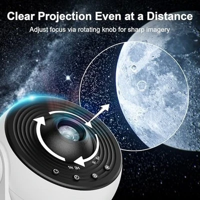 Itopfox Planetarium Projector For Bedroom, 13-in-1 Star Projector Galaxy Light Ceiling Night Light With Timer LED Space Galaxy Lamp For Adults & Kids 4 Itopfox Planetarium Projector For Bedroom, 13-in-1 Star Projector Galaxy Light Ceiling Night Light With Timer LED Space Galaxy Lamp For Adults & Kids - Image 4
