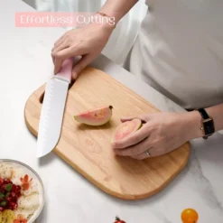 Itopfox Knife Set With Block And Sharpener, 15-Piece German Stainless Steel Knives, Ceramic Coating, Sharp Blade, Dishwasher Safe, Ergonomic Handle -Kid's Home GUEST 61ef06c1 5678 4be5 a047 30ed17dabc07