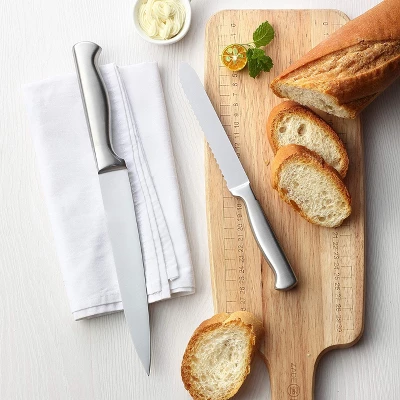 Itopfox Premium German Stainless Steel Knife Block Set With Built-in Sharpener, 15-Piece Kitchen Cutlery Set For Effortless Cutting 2 Itopfox Premium German Stainless Steel Knife Block Set With Built-in Sharpener, 15-Piece Kitchen Cutlery Set For Effortless Cutting - Image 2