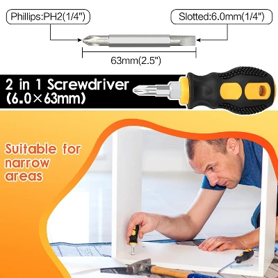 Itopfox 9-Piece Magnetic Screwdriver Set With Non-Slip Handles, Includes Phillips And Slotted Screwdrivers For Home And Car Maintenance 5 Itopfox 9-Piece Magnetic Screwdriver Set With Non-Slip Handles, Includes Phillips And Slotted Screwdrivers For Home And Car Maintenance - Image 5
