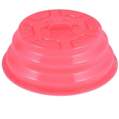Itopfox Collapsible Silicone Microwave Plate Cover, Dishwasher Safe And BPA Free, Red, Food Splatter Protector For Microwave Ovens 7 Itopfox Collapsible Silicone Microwave Plate Cover, Dishwasher Safe And BPA Free, Red, Food Splatter Protector For Microwave Ovens - Image 7
