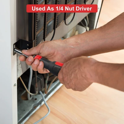 Itopfox 13-in-1 Multi Screwdriver Set With Torx, Flat Head, Phillips, Hex, Square & 1/4 Nut Driver - Adjustable & Compact 3 Itopfox 13-in-1 Multi Screwdriver Set With Torx, Flat Head, Phillips, Hex, Square & 1/4 Nut Driver - Adjustable & Compact - Image 3