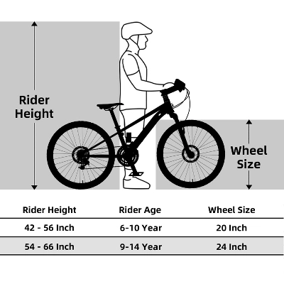 Itopfox Kids Mountain Bike For Boys And Girls, 21-Speed Bicycle With Front Suspension And Disc Brakes, Multiple Colors For Ages 6-14 5 Itopfox Kids Mountain Bike For Boys And Girls, 21-Speed Bicycle With Front Suspension And Disc Brakes, Multiple Colors For Ages 6-14 - Image 5