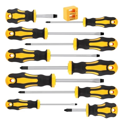 Itopfox 11-Piece Magnetic Screwdriver Set With 5 Phillips And 5 Flat Head Tips For Secure Fastening And Loosening, Includes Storage Box 8 Itopfox 11-Piece Magnetic Screwdriver Set With 5 Phillips And 5 Flat Head Tips For Secure Fastening And Loosening, Includes Storage Box - Image 8