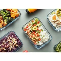 Itopfox 10-Pack Glass Meal Prep Containers With Snap Locking Lids, Airtight Food Storage Containers For Microwave, Oven, Freezer & Dishwasher Safe -Kid's Home GUEST 68e05910 9432 421d 86ba d2acb56667b7