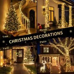 Itopfox 200 LED Warm White String Lights, 66ft Connectable Indoor Outdoor Twinkle Fairy Lights For Bedroom, Wedding, Tree, Yard, Patio, Classroom 12 Itopfox 200 LED Warm White String Lights, 66ft Connectable Indoor Outdoor Twinkle Fairy Lights For Bedroom, Wedding, Tree, Yard, Patio, Classroom -Kid's Home GUEST 696168fe b013 4fe9 ae82 d3c466a8d6d9