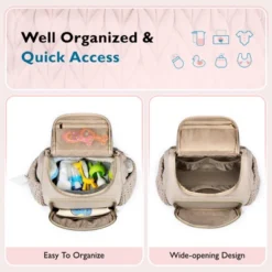 Itopfox Compact Diaper Backpack With Insulated Pockets, Changing Pad & Stroller Straps, Lightweight & Water-Resistant For Baby Essentials 10 Itopfox Compact Diaper Backpack With Insulated Pockets, Changing Pad & Stroller Straps, Lightweight & Water-Resistant For Baby Essentials -Kid's Home GUEST 6b3c00e0 f541 41f2 8418 a8a6bcda96b1