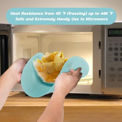 Itopfox Microwave Mat & Food Cover, Splatter Guard Silicone Trivet, Pot Holder, Drying Mat, Baking Place Mat, BPA Free Suction Lids For Bowls 5 Itopfox Microwave Mat & Food Cover, Splatter Guard Silicone Trivet, Pot Holder, Drying Mat, Baking Place Mat, BPA Free Suction Lids For Bowls - Image 5