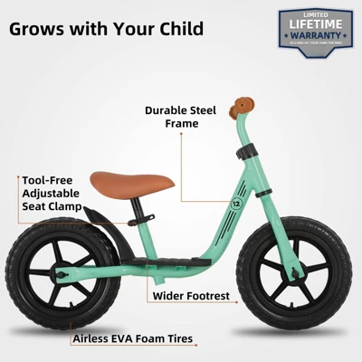 Itopfox Toddler Balance Bike For Girls & Boys, Ages 18 Months To 5 Years, Kids Push Bike With Footrest & Adjustable Seat Height, First Birthday Gifts 1 Itopfox Toddler Balance Bike For Girls & Boys, Ages 18 Months To 5 Years, Kids Push Bike With Footrest & Adjustable Seat Height, First Birthday Gifts