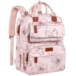 Itopfox Pink Floral Diaper Backpack For Girls, Large Waterproof Baby Bag With Insulated Pockets, Stroller Straps, Travel Holiday 17 Itopfox Pink Floral Diaper Backpack For Girls, Large Waterproof Baby Bag With Insulated Pockets, Stroller Straps, Travel Holiday -Kid's Home GUEST 6bb1bae9 30b4 4217 a61f 0b4d14430b14