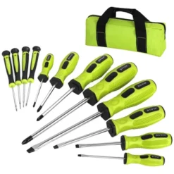 Itopfox 12-Piece Magnetic Screwdrivers Set With Slotted Phillips And Precision Screwdrivers, Repair Tool Kit With Storage Bag, Green -Kid's Home GUEST 6bf6b15d 3420 4ab5 b9db 0f4aecaa7e42