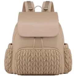 Itopfox Small Baby Diaper Backpack, Water-Resistant Travel Bag For Mom With Changing Pad, Stroller Straps, Lightweight & Stylish - Khaki 13 Itopfox Small Baby Diaper Backpack, Water-Resistant Travel Bag For Mom With Changing Pad, Stroller Straps, Lightweight & Stylish - Khaki -Kid's Home GUEST 6cca691e 1404 4303 9ac0 f15f938521b2