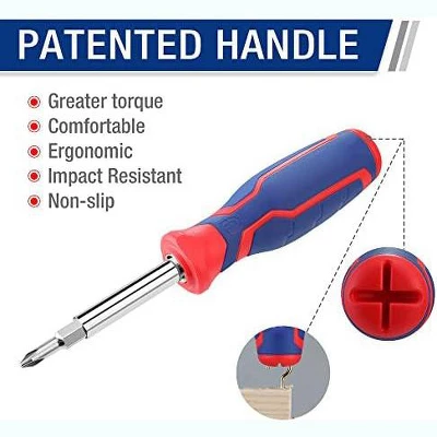 Itopfox 15-in-1 Multi-bit Screwdriver Set With Ergonomic Handle, Includes Slotted, Phillips, Torx, And Square Bits For Versatile Use 4 Itopfox 15-in-1 Multi-bit Screwdriver Set With Ergonomic Handle, Includes Slotted, Phillips, Torx, And Square Bits For Versatile Use - Image 4