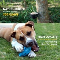 Itopfox Squeaky Dog Toy For Aggressive Chewers: Durable Rubber Puppy Chew Ball With Squeaker, Almost Indestructible Pet Toy For Medium & Large Breeds -Kid's Home GUEST 737ac270 3731 488e 8db8 df0d4b20f953