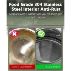 Itopfox Gooseneck Kettle With Thermometer For Pour Over Coffee & Tea Stainless Steel Durable 3-Layer Base Precision Spout, All Stove Tops Compatible -Kid's Home GUEST 73831f6f 2cd9 4656 9351 ceb797585b36