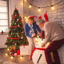 Itopfox 96FT LED Outdoor String Lights, Waterproof Patio Lights With 30+2 Dimmable Shatterproof Edison Hanging Bulbs For Backyard Party-Black -Kid's Home GUEST 74ec2a80 dc87 4f47 9ba7 153cb7b063a6