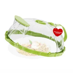 Itopfox Microwave Splatter Cover With Water Steamer And Handle, BPA Free & Dishwasher Safe Splatter Guard Kitchen Gadgets For Gifts (Green, 1 Pack) -Kid's Home GUEST 76c9f2be 9b96 4378 b47f 9ee16aea0154