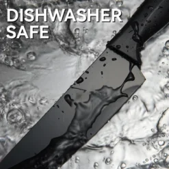 Itopfox 15-Piece Kitchen Knife Set With Block, Self-Sharpening, Dishwasher Safe, Anti-Slip Handle, Black -Kid's Home GUEST 778d4c7b 91c6 45a0 9636 ec5039416f6d