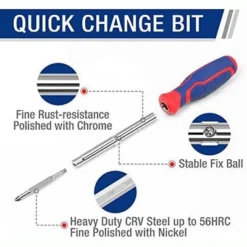 Itopfox 15-in-1 Multi-bit Screwdriver Set With Ergonomic Handle, Includes Slotted, Phillips, Torx, And Square Bits For Versatile Use 11 Itopfox 15-in-1 Multi-bit Screwdriver Set With Ergonomic Handle, Includes Slotted, Phillips, Torx, And Square Bits For Versatile Use -Kid's Home GUEST 77e908d4 ee58 4389 a154 a070de89362d