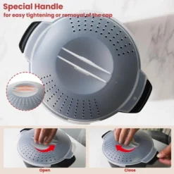 Itopfox Large Microwave Cookware Steamer With Removable Filter And Lockable Lid - BPA Free, Dishwasher Safe For Cooking Vegetables And More -Kid's Home GUEST 78ae7f64 033e 4b21 bd58 0ea25f0313be