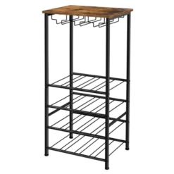 Itopfox Rustic Wine Rack Freestanding Floor, Wine Holder Stand With Storage Shelf For 16 Bottles, Kitchen Dining Room Office Bar Decor 15 Itopfox Rustic Wine Rack Freestanding Floor, Wine Holder Stand With Storage Shelf For 16 Bottles, Kitchen Dining Room Office Bar Decor -Kid's Home GUEST 7a0f543e f45a 447b 8ac4 54d487738910