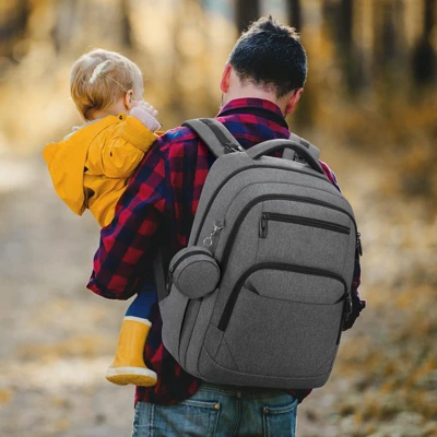 Itopfox Multi-Function Baby Diaper Backpack With Portable Changing Pad, Pacifier Holder, USB Charging Port, Ideal For Moms And Dads 1 Itopfox Multi-Function Baby Diaper Backpack With Portable Changing Pad, Pacifier Holder, USB Charging Port, Ideal For Moms And Dads