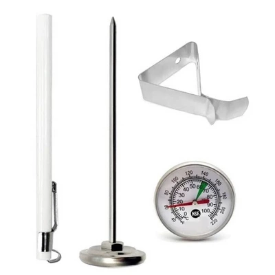 Itopfox Instant Read Food Thermometer With Clip For Coffee, Tea, Chocolate Milk Foam, And Meat Cooking 1 Itopfox Instant Read Food Thermometer With Clip For Coffee, Tea, Chocolate Milk Foam, And Meat Cooking