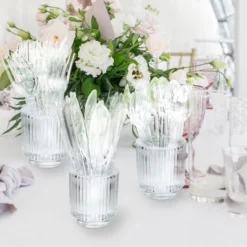 Itopfox 100-Pack Heavy Duty Plastic Silverware Set - 50 Forks & Spoons BPA-Free, Heat Resistant Disposable Utensils For Parties, Events, Everyday Use -Kid's Home GUEST 7ccdc020 69f6 4774 92cd 6415e0e79e37