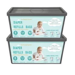 Itopfox Diaper Pail Refill Bags, 30 Count, Compatible With Easy Roll Signature & Platinum Pails, 7-Layer Odor Barrier -Kid's Home GUEST 7d3bef04 cb4a 41d1 95d3 089cfe1aa82a
