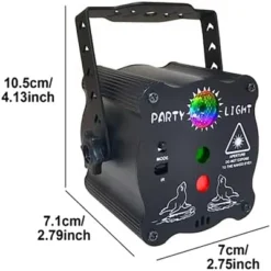 Itopfox Party Decorations Light With Remote, Mini Disco DJ Light For Xmas Birthday, Portable Sound Activated LED Projector For Bar Show, USB Powered 5 Itopfox Party Decorations Light With Remote, Mini Disco DJ Light For Xmas Birthday, Portable Sound Activated LED Projector For Bar Show, USB Powered -Kid's Home GUEST 7ee3a9c3 2937 487d 9316 233171f73620