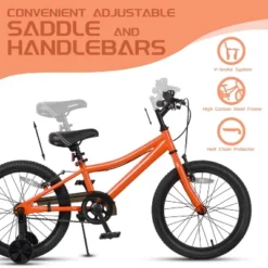 Itopfox Retro Style Kids Bike For Boys And Girls, High Carbon Steel Bicycle With Adjustable Handlebars And Seat, Dual V-Brakes, Kickstand -Kid's Home GUEST 7f32f362 6d15 4166 af88 b3b2a56bf5fb