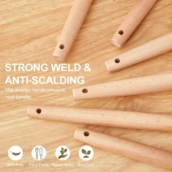 Itopfox Kitchen Utensils Set - 34 PCS Non-Stick Silicone Cooking Tools With Wooden Handle, Kitchen Gadgets For Nonstick Cookware (Cream White) -Kid's Home GUEST 822d9176 3162 41ee a214 13ce64791e02