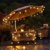 Itopfox 50Ft LED Outdoor String Lights With G40 Globe Bulbs, Dimmable Waterproof Hanging Lights For Patio, Warm White Shatterproof Bulbs Included