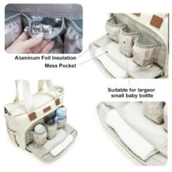 Itopfox Large Diaper Tote Bag With Laptop Compartment, Insulated Pockets, Multiple Storage For Baby Essentials, Travel Friendly 10 Itopfox Large Diaper Tote Bag With Laptop Compartment, Insulated Pockets, Multiple Storage For Baby Essentials, Travel Friendly -Kid's Home GUEST 86085123 5769 450f 975e 612ba1295b7a