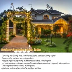 Itopfox 168FT 600 LED Christmas Lights Outdoor Waterproof 8 Modes Indoor String Lights For Outside Warm White Lights Plug In For Wedding Party 14 Itopfox 168FT 600 LED Christmas Lights Outdoor Waterproof 8 Modes Indoor String Lights For Outside Warm White Lights Plug In For Wedding Party -Kid's Home GUEST 86b3170e 1226 4116 8dba 8a97b0e1ff09