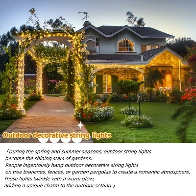 Itopfox 168FT 600 LED Christmas Lights Outdoor Waterproof 8 Modes Indoor String Lights For Outside Warm White Lights Plug In For Wedding Party 7 Itopfox 168FT 600 LED Christmas Lights Outdoor Waterproof 8 Modes Indoor String Lights For Outside Warm White Lights Plug In For Wedding Party - Image 7