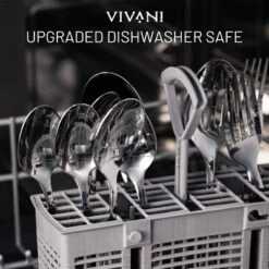 Itopfox 16-Piece Heavy Duty Silverware Set With Steak Knives, Stainless Steel Cutlery For 4, Dishwasher Safe Flatware For Home, Dorms, Restaurants -Kid's Home GUEST 86cbf669 dc8c 4147 a88a 3ced920514a4