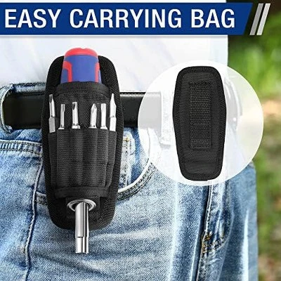 Itopfox 15-in-1 Multi-bit Screwdriver Set With Ergonomic Handle, Includes Slotted, Phillips, Torx, And Square Bits For Versatile Use 3 Itopfox 15-in-1 Multi-bit Screwdriver Set With Ergonomic Handle, Includes Slotted, Phillips, Torx, And Square Bits For Versatile Use - Image 3