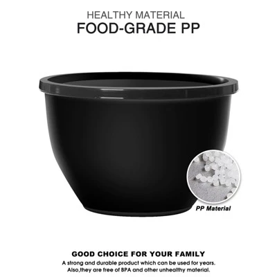 Itopfox 5-Piece Plastic Mixing Bowls With Lids Set, Nesting Bowls For Mixing, Baking, Prepping, Cooking And Serving Food, Dishwasher & Microwave Safe 7 Itopfox 5-Piece Plastic Mixing Bowls With Lids Set, Nesting Bowls For Mixing, Baking, Prepping, Cooking And Serving Food, Dishwasher & Microwave Safe - Image 7