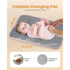 Itopfox Lightweight Puffer Diaper Tote Bag With Changing Pad, Large Capacity Multi-pocket Travel Hospital Gym Bag -Kid's Home GUEST 87bf6d57 d014 4822 852f a70e4ee871c0