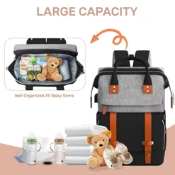 Itopfox Large Diaper Backpack With Changing Station, Multifunctional Baby Bag For Essentials, Ideal Shower Gift 12 Itopfox Large Diaper Backpack With Changing Station, Multifunctional Baby Bag For Essentials, Ideal Shower Gift -Kid's Home GUEST 8a2937d7 decf 4106 991c 9fcda79c1d8a