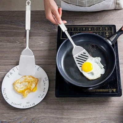 Itopfox 11-Piece Stainless Steel Kitchen Utensil Set With Spatula, Nonstick Cookware Gadgets For Cooking, Baking, And Serving 3 Itopfox 11-Piece Stainless Steel Kitchen Utensil Set With Spatula, Nonstick Cookware Gadgets For Cooking, Baking, And Serving - Image 3