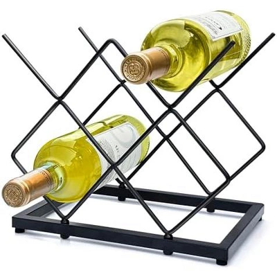 Itopfox Small Wine Rack Countertop, 5-Bottle Metal Holder For Home Kitchen Bar, Tabletop Storage For Cabinet Pantry 7 Itopfox Small Wine Rack Countertop, 5-Bottle Metal Holder For Home Kitchen Bar, Tabletop Storage For Cabinet Pantry - Image 7