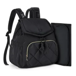 Itopfox Compact Diaper Backpack For Travel, Lightweight Quilted Baby Bag With Stroller Straps & Changing Pad, 11 Pockets -Kid's Home GUEST 8d8c57db 230a 41ae a81e c73013a6aaef