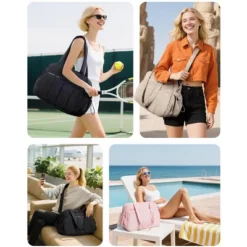 Itopfox Travel Duffle Bag For Women With Wet Pocket, Lightweight Carry-On Weekender, Water-Resistant, Multiple Compartments 12 Itopfox Travel Duffle Bag For Women With Wet Pocket, Lightweight Carry-On Weekender, Water-Resistant, Multiple Compartments -Kid's Home GUEST 8f61efdd b990 42a9 8fb6 90bf18eba2b3