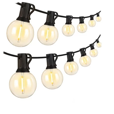 Itopfox 100Ft LED Outdoor String Lights, Dimmable Patio Lights, Waterproof Shatterproof G40 Globe Bulb String For Backyard Bistro 9 Itopfox 100Ft LED Outdoor String Lights, Dimmable Patio Lights, Waterproof Shatterproof G40 Globe Bulb String For Backyard Bistro - Image 9